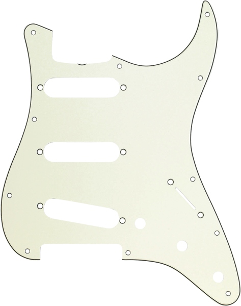 Fender Pickguard Stratocaster S/S/S Mint Green 3-Ply