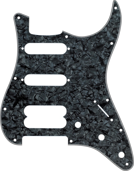 Fender Pickguard Stratocaster H/S/S Black Pearl 4-Ply