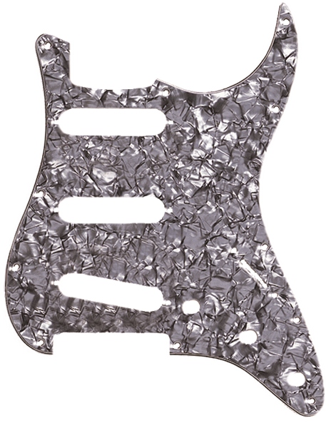 Fender Pickguard Stratocaster S/S/S Black Pearl 4-Ply