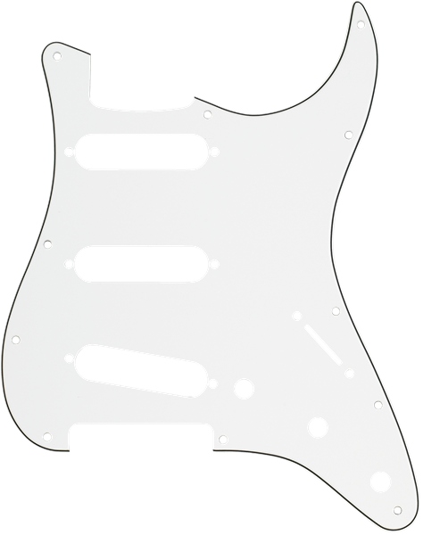Fender Pickguard Stratocaster S/S/S P/B/P 3-Ply