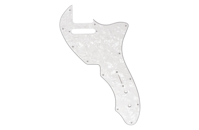 Pickguard T  Fender Pickguard '69 Tele Thinline 12-Hole Mount White 