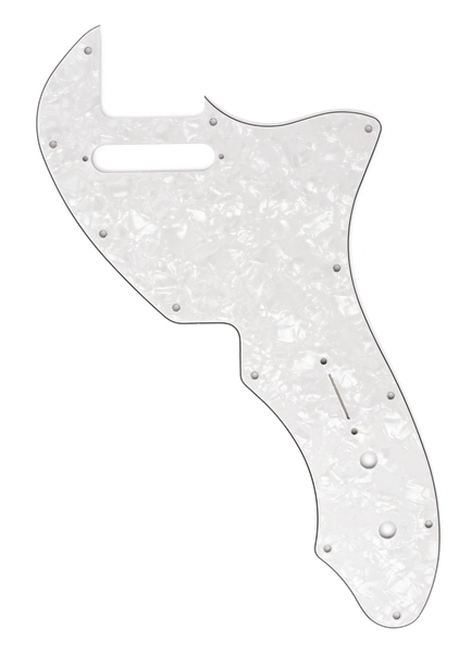 Fender Pickguard '69 Tele Thinline 12-Hole Mount White
