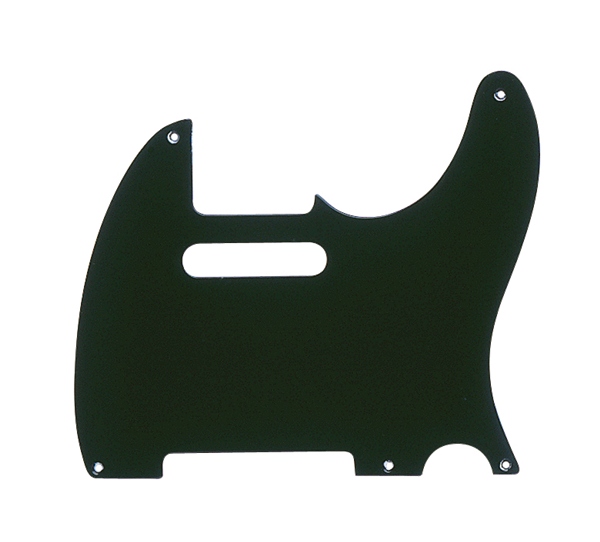 Fender Pickguard Telecaster 5-Hole Mount Black 1-Ply