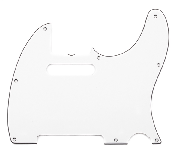 Fender Pure Vintage Pickguard Telecaster Eggshell 3-Ply