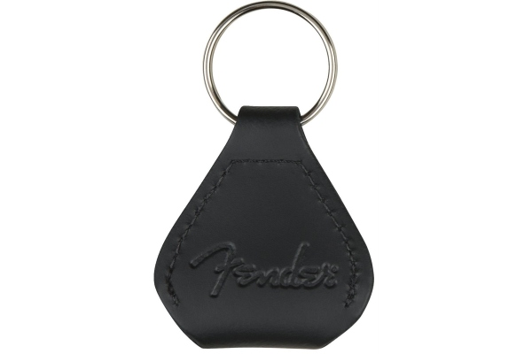 Leather Pick Holder Keychain Black Leather Pick Holder Keychain Black
