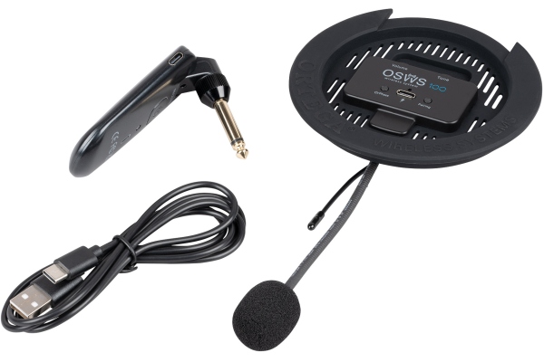 Wireless Soundhole Pickup System for classical guitars - 100 mm Diameter OSWS100