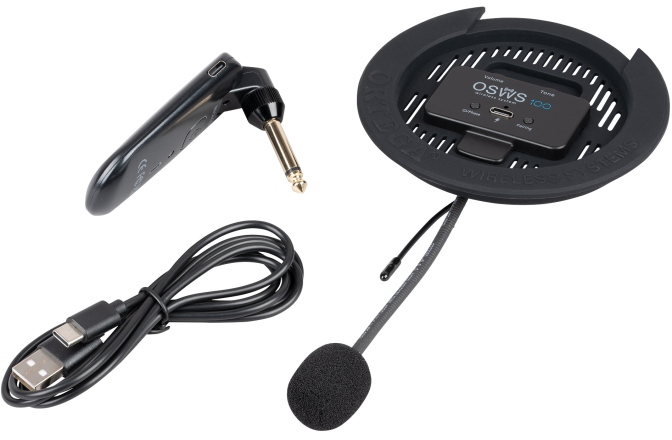 Pickup gaură rezonanță Ortega Wireless Soundhole Pickup System for classical guitars - 100 mm Diameter OSWS100