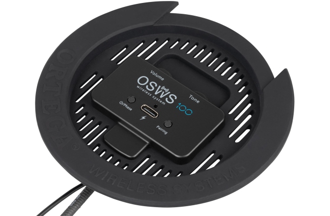 Pickup gaură rezonanță Ortega Wireless Soundhole Pickup System for classical guitars - 100 mm Diameter OSWS100