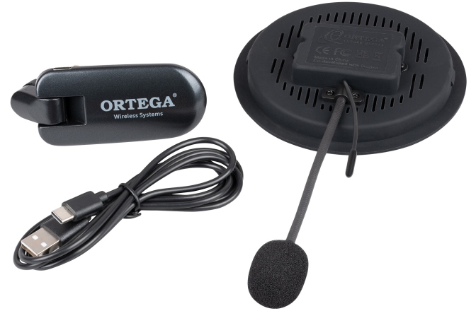Pickup gaură rezonanță Ortega Wireless Soundhole Pickup System for classical guitars - 100 mm Diameter OSWS100