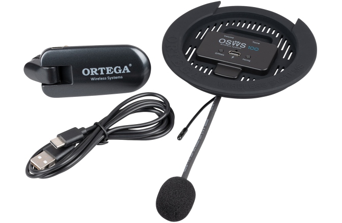 Pickup gaură rezonanță Ortega Wireless Soundhole Pickup System for classical guitars - 100 mm Diameter OSWS100