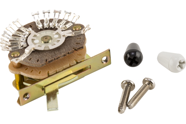 5-Position - 4 Pole Stratocaster/Telecaster Discrete Pickup Selector 5-Position - 4 Pole Stratocaster/Telecaster Discrete Pickup Selector