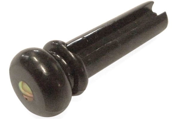 Ortega Bridge Pin for Bass - Black