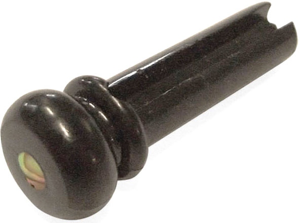 Ortega Bridge Pin for Bass - Black