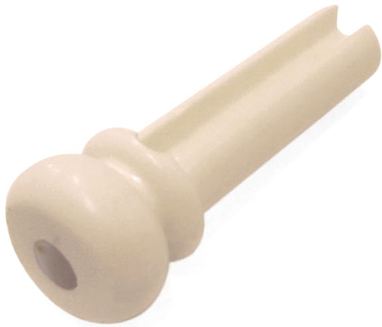 Ortega Bridge Pin for Bass - White