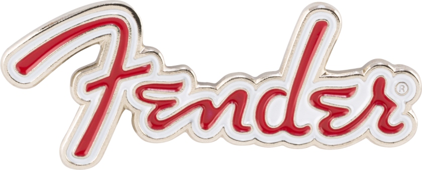 Fender Signature Red Logo Enamel Pin