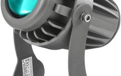 Pinspot de Exterior cu LED 10 W Eurolite LED IP PST-10W Turquoise Pinspot