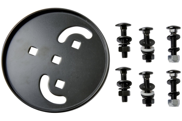 Center plate - LP638 Futurelite Conga Basket Stand negru (powder coated)