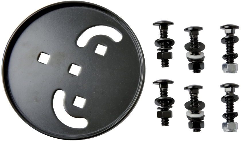 Latin Percussion Center plate - LP638 Futurelite Conga Basket Stand negru (powder coated)