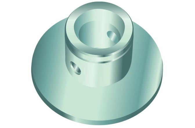 Placă de bază  Alutruss SINGLELOCK Base Plate SBPR (round)