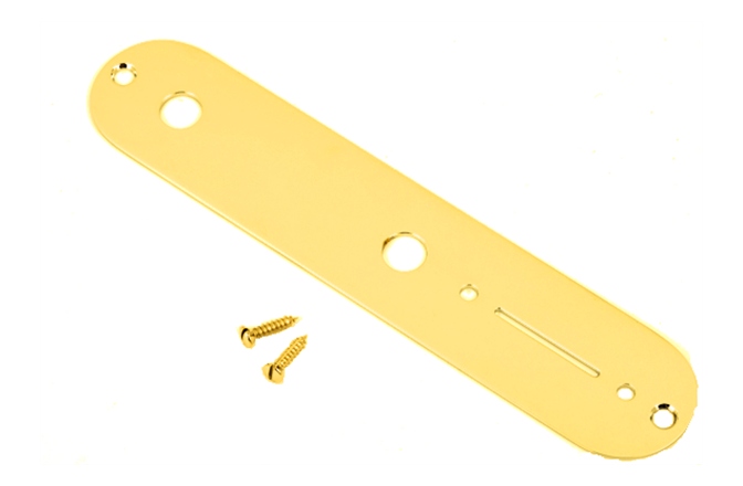 Placă de Control pentru Telecaster Fender Vintage Telecaster Control Plate 2-Hole (Gold)