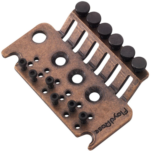 Floyd Rose FR1TBPAB - 1000 Series Tremolo 6-String Base Plate - Antique Bronze