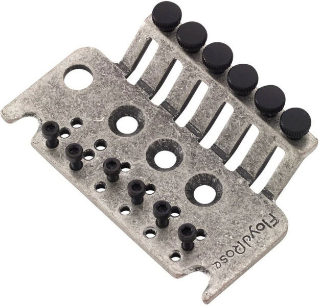 Floyd Rose FR1TBPAS - 1000 Series Tremolo 6-String Base Plate - Antique Silver