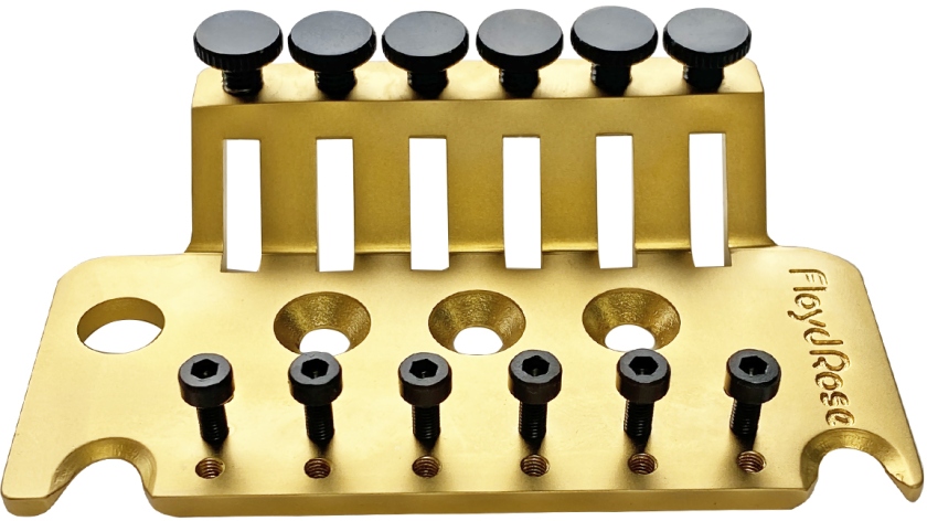 Floyd Rose FROTBPSGP - Original Tremolo Base Plate - Satin Gold