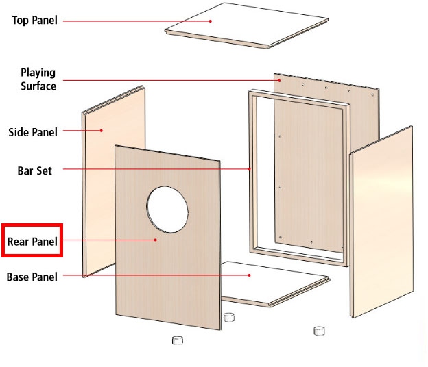 Meinl back board - for MYO-CAJ