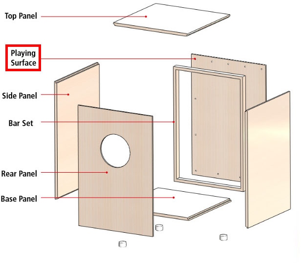 Meinl frontpanel - for MYO-CAJ