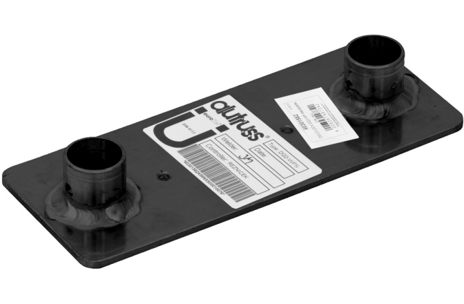 Placă montaj DECOLOCK Alutruss DECOLOCK DQ2-WPS Wall Mounting Plate bk