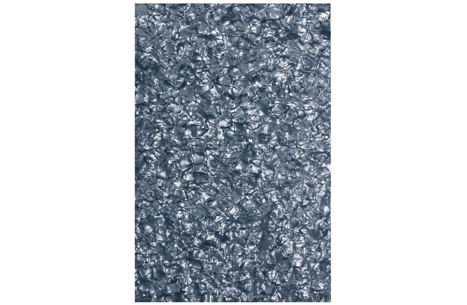 Placă pickguard Partsland Pickguard placa plastic gri perlat, 3 straturi