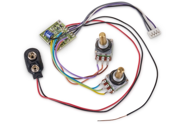 MEC Pickups  2-Way Electronics, for Active Pickups, Bass / Treble Controls only