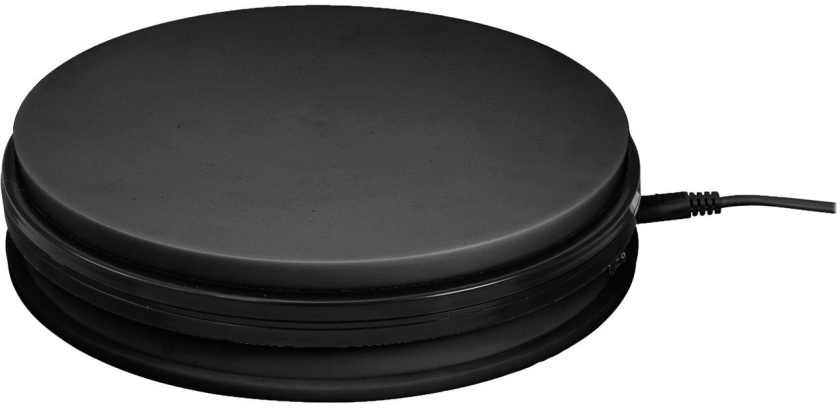 Europalms Rotary Plate 45cm up to 50kg black