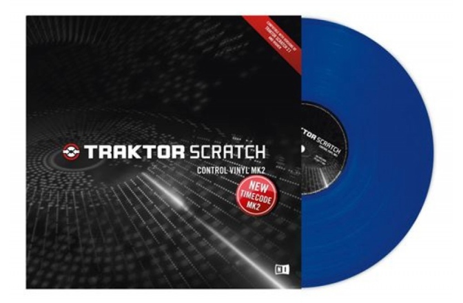Placa Vinyl Native Instruments Traktor Scratch Vinyl MK2 Blue