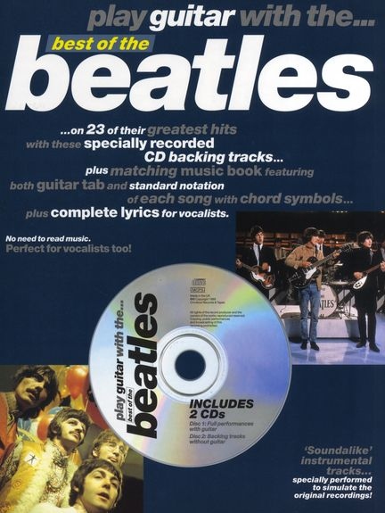 PLAY GUITAR WITH... BEST OF THE BEATLES TAB BOOK/CD