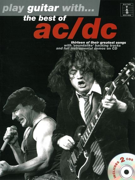 PLAY GUITAR WITH THE BEST OF AC/DC GUITAR TAB BOOK/2CDS