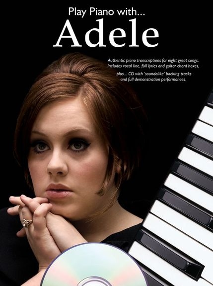 PLAY PIANO WITH ADELE PIANO VOCAL GUITAR BOOK/CD