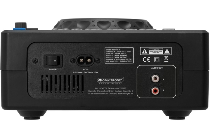 Player CD/MP3 Omnitronic XMT-1400 MK2 Tabletop CD Player