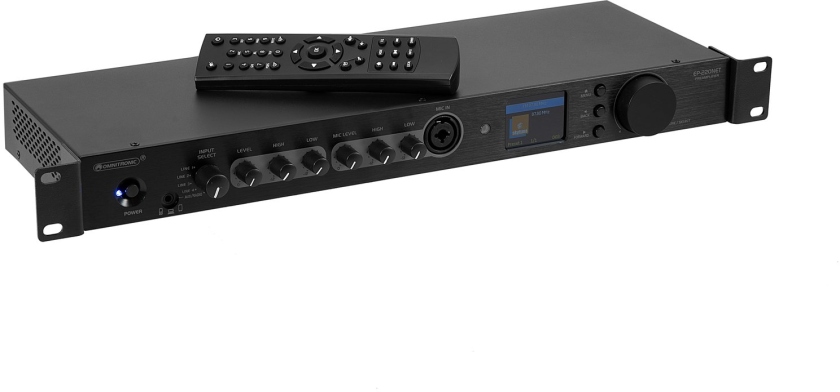Omnitronic EP-220NET Preamplifier with Internet Radio, DAB+ and Bluetooth