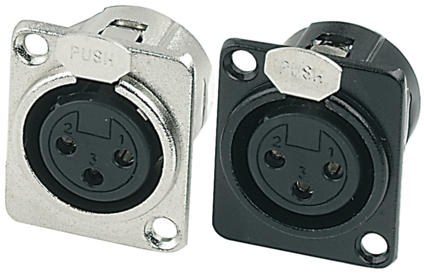Gewa Plug XLR Nichel