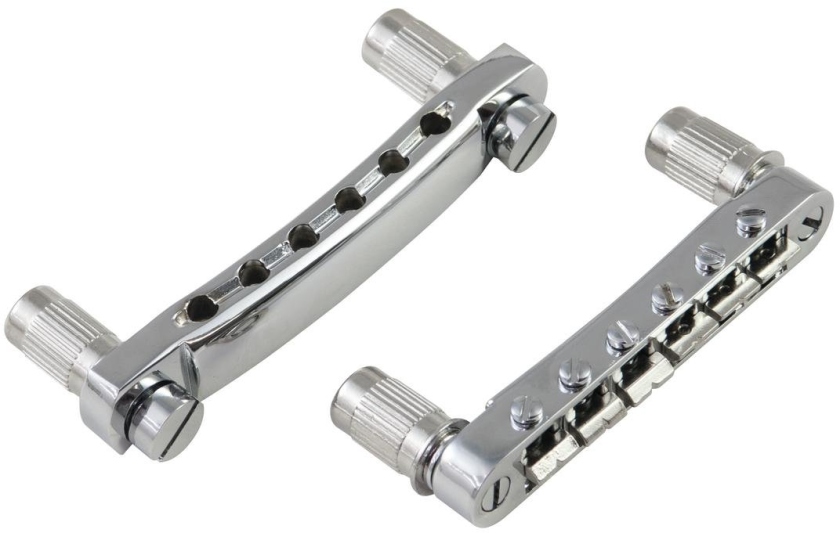 Dimavery Bridge & stopbar tailpiece for LP models
