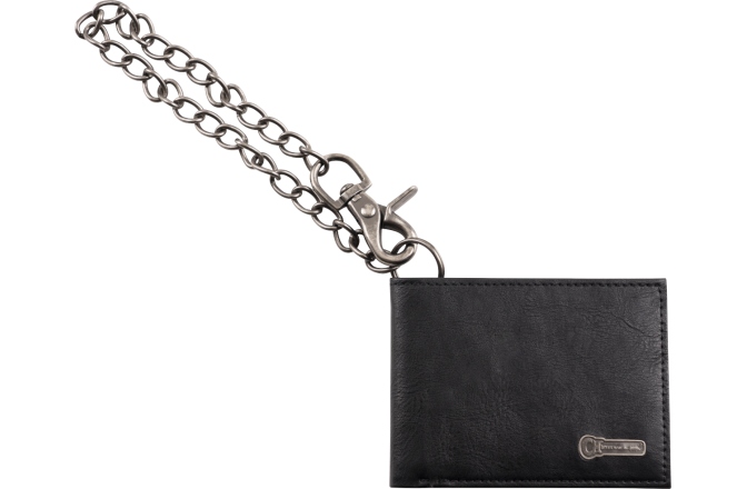 Portofel Chauvet Charvel Limited Edition Leather Wallet with Chain Black
