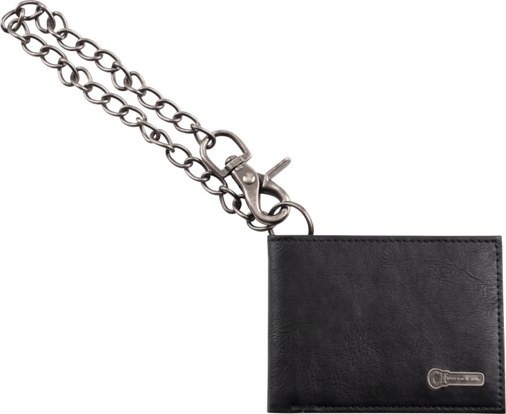Chauvet Charvel Limited Edition Leather Wallet with Chain Black