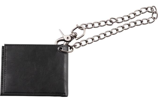 Portofel Chauvet Charvel Limited Edition Leather Wallet with Chain Black