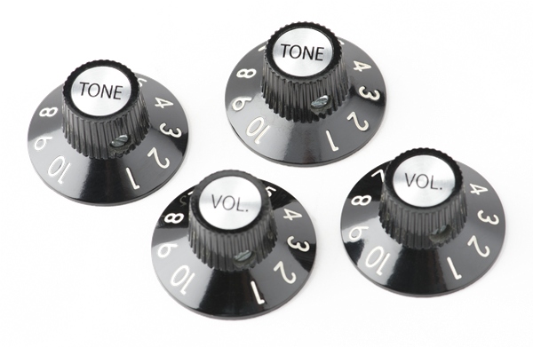 Fender 72 Telecaster Custom Knobs Black