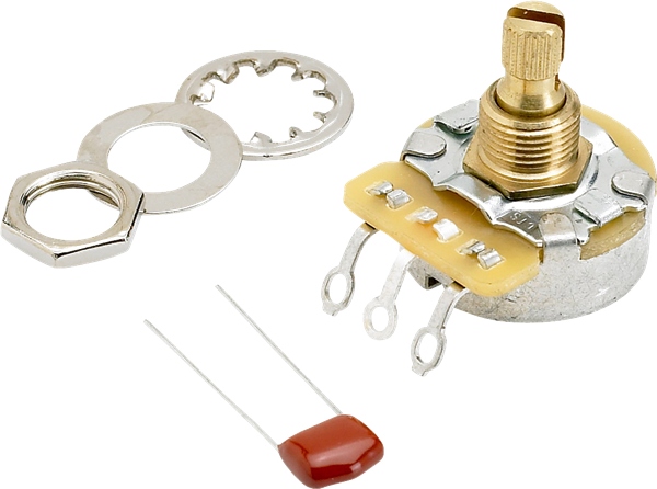 Fender 250K No-Load Split Shaft Potentiometer (Vol. or Tone)