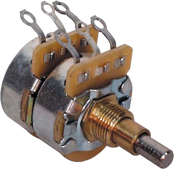 Fender Concentric 250K/500K Audio Solid Shaft Potentiometer