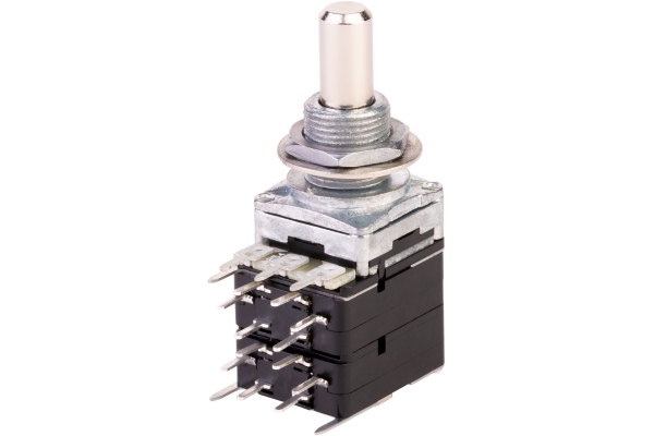MEC Pickups  Mono Potentiometer, A250K, Push/Pull (4PDT)