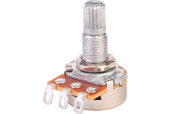 MEC Pickups  Mono Potentiometer, A500K, Split Shaft