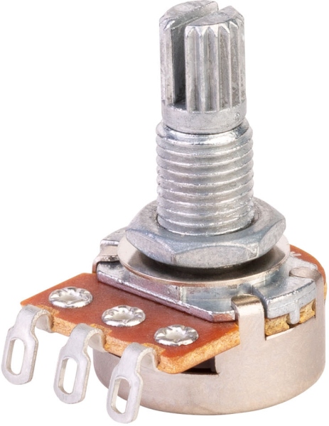 MEC Pickups Mono Potentiometer, B500K, Split Shaft